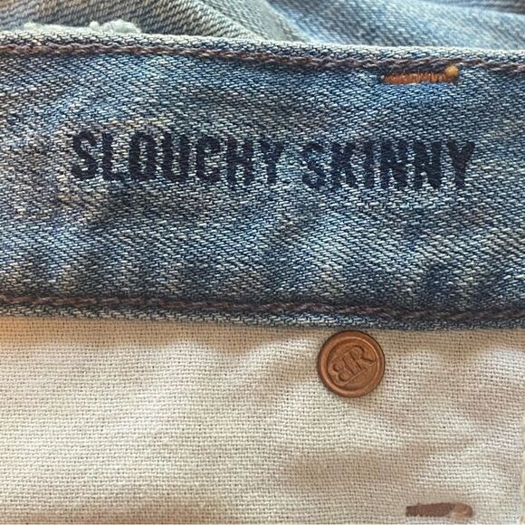 Banana Republic Slouchy Skinny Light Wash Jeans Size 26 - Picture 4 of 13